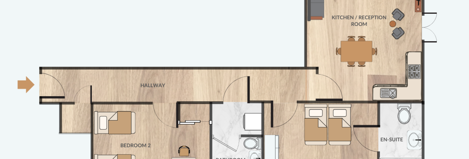 Modern Town Centre Apartment