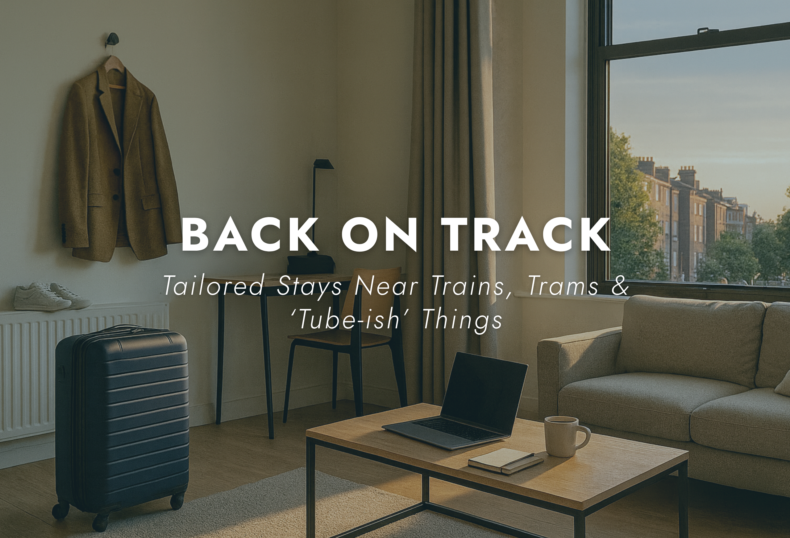 Back on Track: Tailored Stays Near Trains, Trams & ‘Tube-ish’ Things